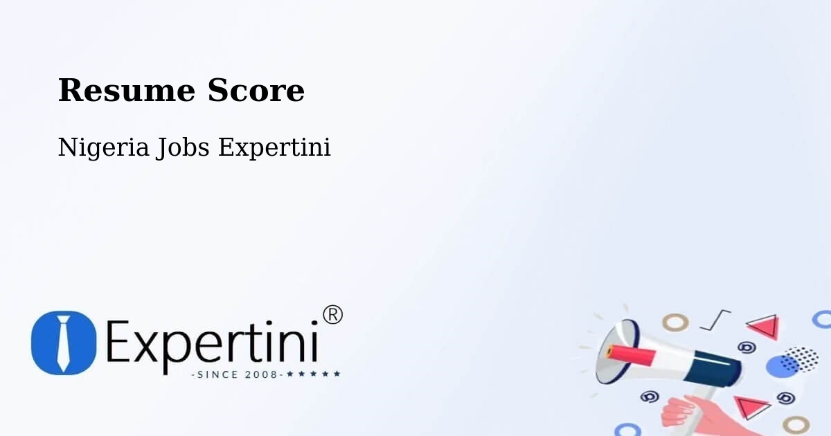 Resume Score & Job Description Match Tool – Warri - Nigeria Jobs Expertini
